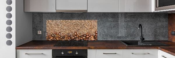 Dekoračný panel sklo Zrnká kávy