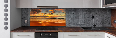 Panel lacobel Západ slnka pláž