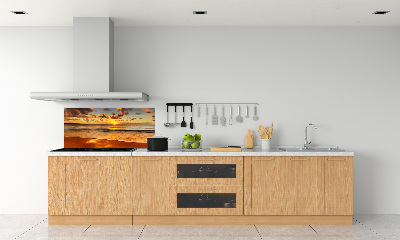 Panel lacobel Západ slnka pláž