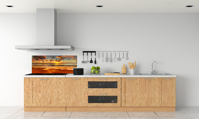 Panel lacobel Západ slnka pláž