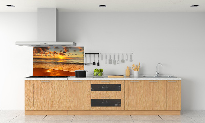 Panel lacobel Západ slnka pláž