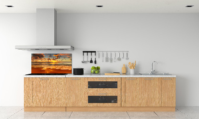 Panel lacobel Západ slnka pláž
