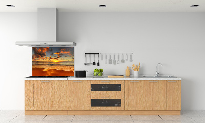 Panel lacobel Západ slnka pláž