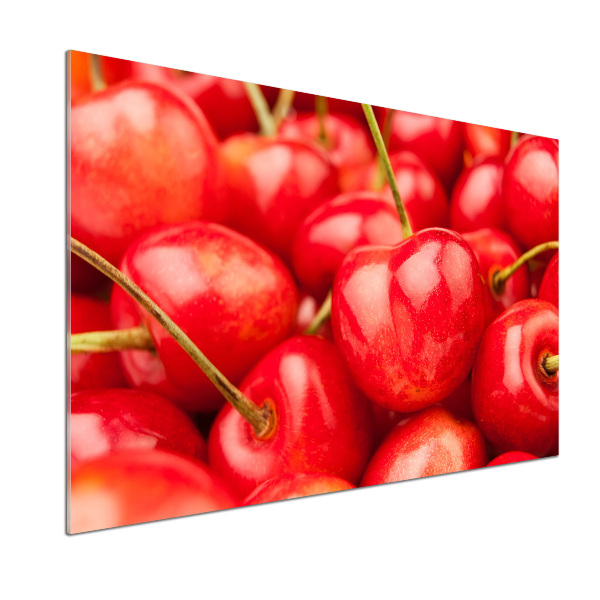 Sklenený panel do kuchyne Višňa