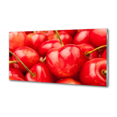 Sklenený panel do kuchyne Višňa
