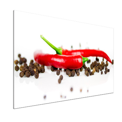 Panel do kuchyne Chilli a korenie
