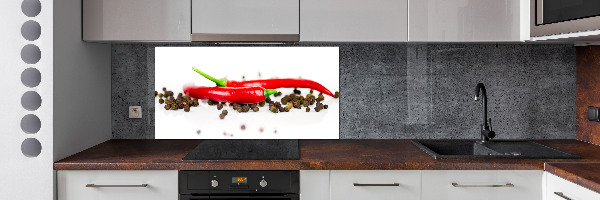 Panel do kuchyne Chilli a korenie