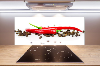 Panel do kuchyne Chilli a korenie