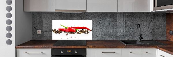 Panel do kuchyne Chilli a korenie