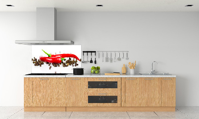 Panel do kuchyne Chilli a korenie