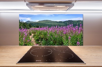 Panel do kuchyne Zelené pahorky