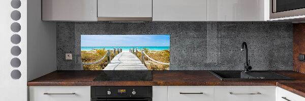 Panel do kuchyne Chodník nad morom