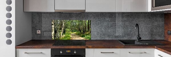 Panel do kuchyne Chodník v lese