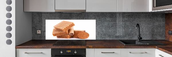 Sklenený panel do kuchynskej linky Sladkosti
