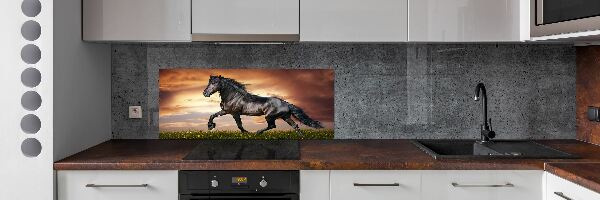 Panel do kuchyne Klusající kôň