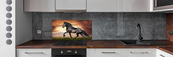 Panel do kuchyne Klusající kôň