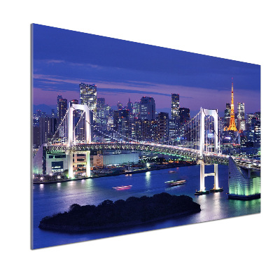 Dekoračný panel sklo Most v Tokio