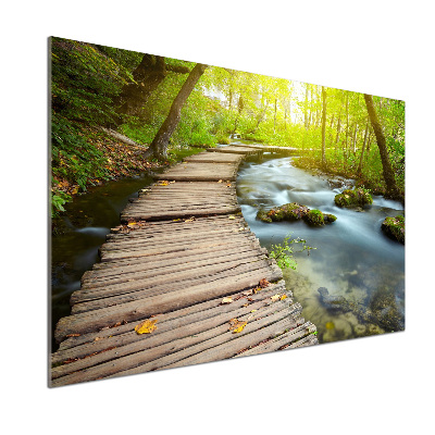 Panel do kuchyne Chodník nad riekou
