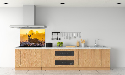 Panel lacobel Jeleň východ slnka