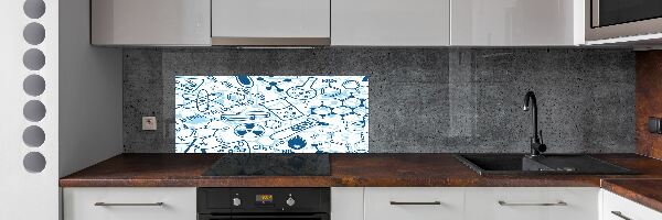 Dekoračný panel sklo Chémia pozadia