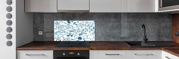 Dekoračný panel sklo Chémia pozadia