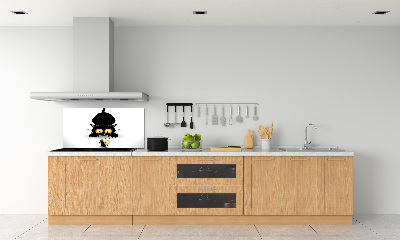 Dekoračný panel sklo Mačka a myš