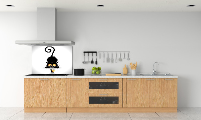 Dekoračný panel sklo Mačka a myš