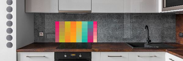 Panel do kuchyne Farebné štvorce