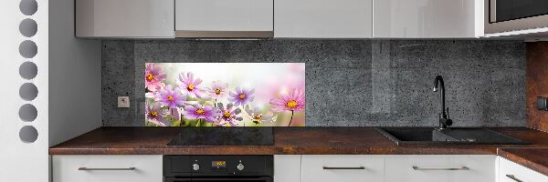 Panel do kuchyne Kvety na lúke
