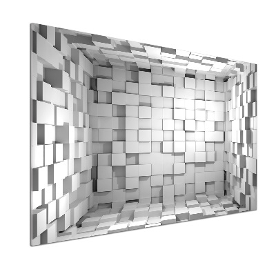 Sklenený panel do kuchynskej linky Kvádre