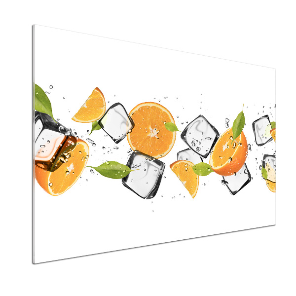 Panel do kuchyne Pomaranče s ľadom