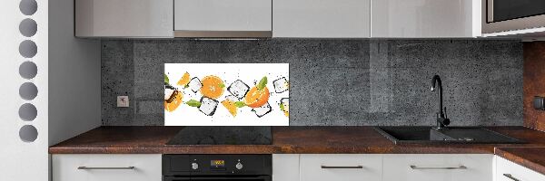 Panel do kuchyne Pomaranče s ľadom
