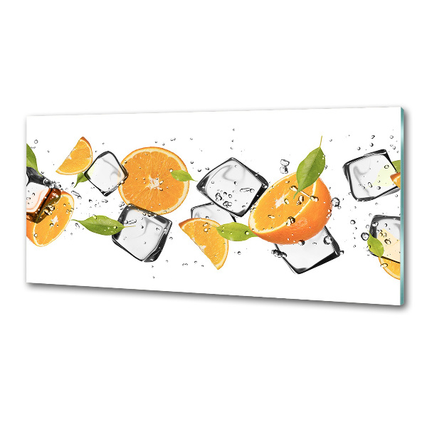 Panel do kuchyne Pomaranče s ľadom