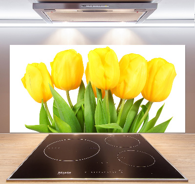 Panel do kuchyne Žlté tulipány