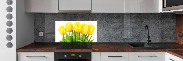 Panel do kuchyne Žlté tulipány