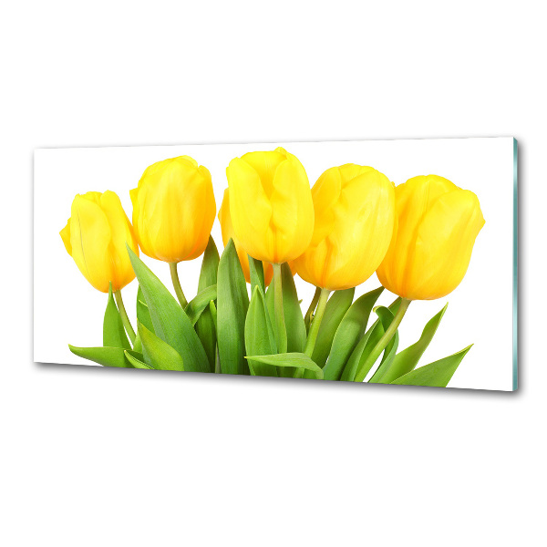Panel do kuchyne Žlté tulipány