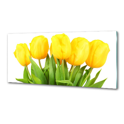 Panel do kuchyne Žlté tulipány