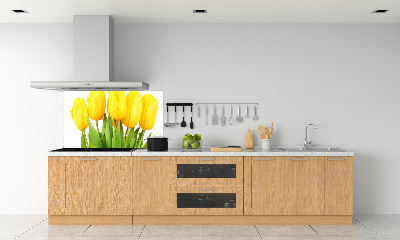 Panel do kuchyne Žlté tulipány