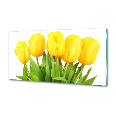 Panel do kuchyne Žlté tulipány