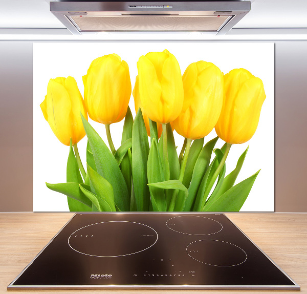 Panel do kuchyne Žlté tulipány