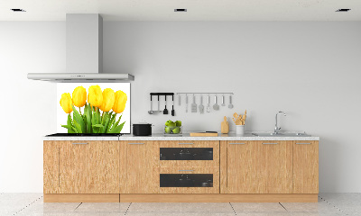 Panel do kuchyne Žlté tulipány