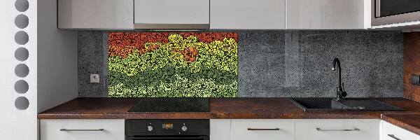 Panel do kuchyne Farebné vlny