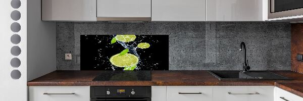 Panel do kuchyne Limetky a voda