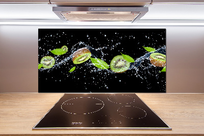 Dekoračný panel sklo Kiwi a voda
