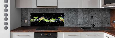 Dekoračný panel sklo Kiwi a voda