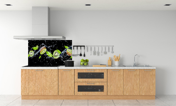Dekoračný panel sklo Kiwi a voda