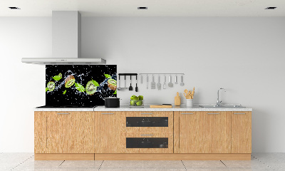 Dekoračný panel sklo Kiwi a voda