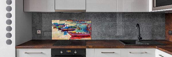 Panel do kuchyne Farebné lodičky