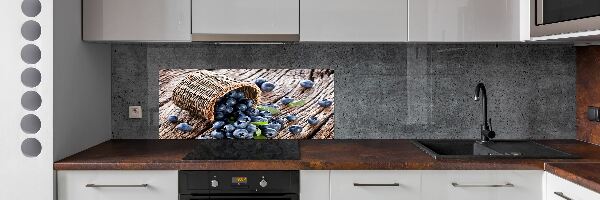 Panel do kuchyne Čučoriedky v koši