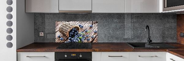 Panel do kuchyne Čučoriedky v koši